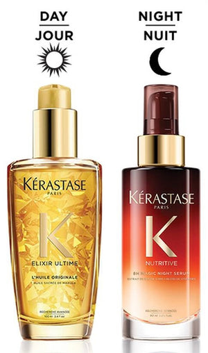 Kerastase Day, Night and Next day hair care Pack